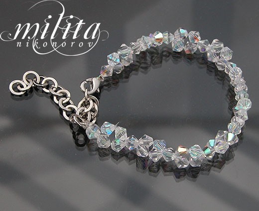 Kryształowa bransoletka (Swarovski) milita nikonorov