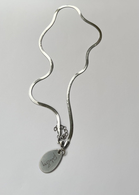 srebrne naszyjniki Naszyjnik BASIC silver unisex