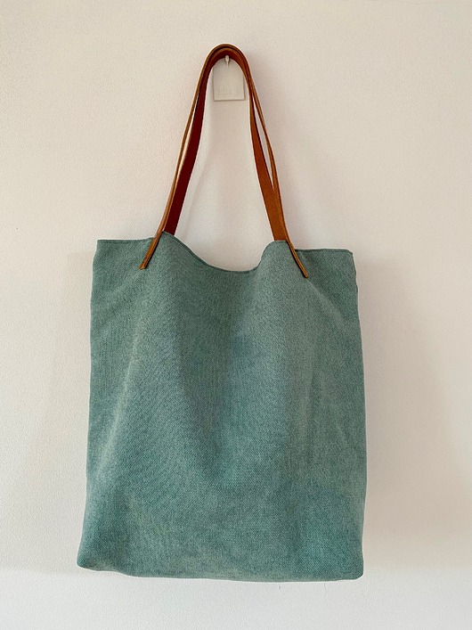torby XXL Torba tote XXL - szałwiowa