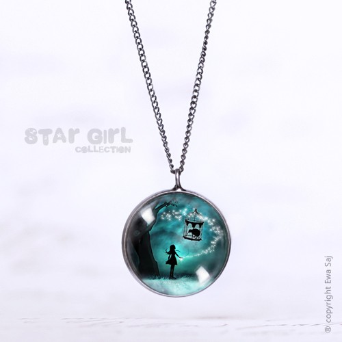 Star Girl i Kiwi - naszyjnik simple Ewa Saj Fotografie