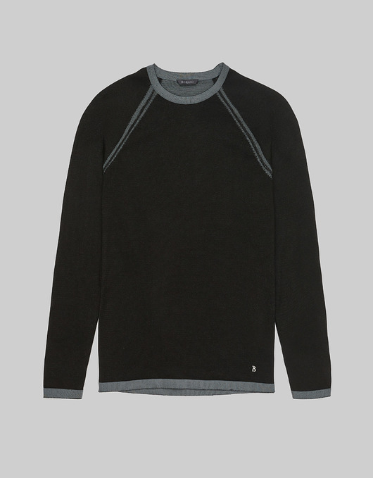 bluzy męskie Bluza męska nicolosi czarna