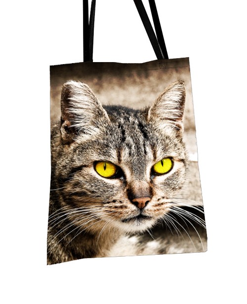 promocja! Kocie spojrzenie w sepii - torba AT design