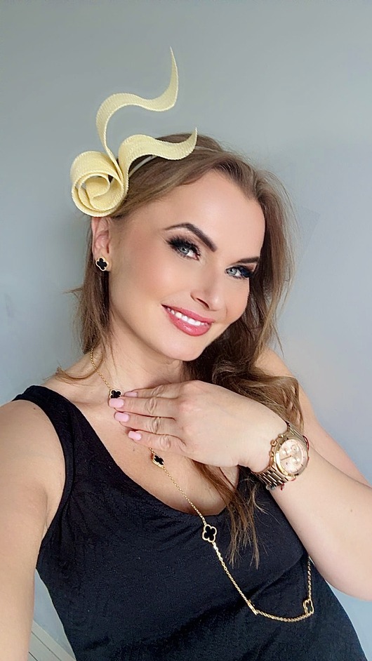 fascynatory Fascynator  ROSSA pastelowy ŻÓŁTY oraz inne kolory