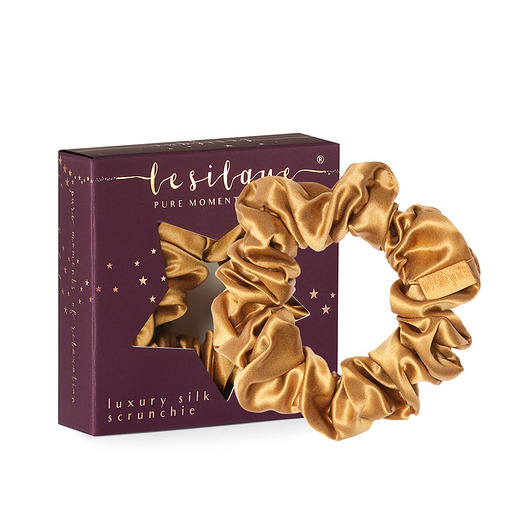gumki do włosów LE SILQUE Gumka do włosów z jedwabiu - GOLD