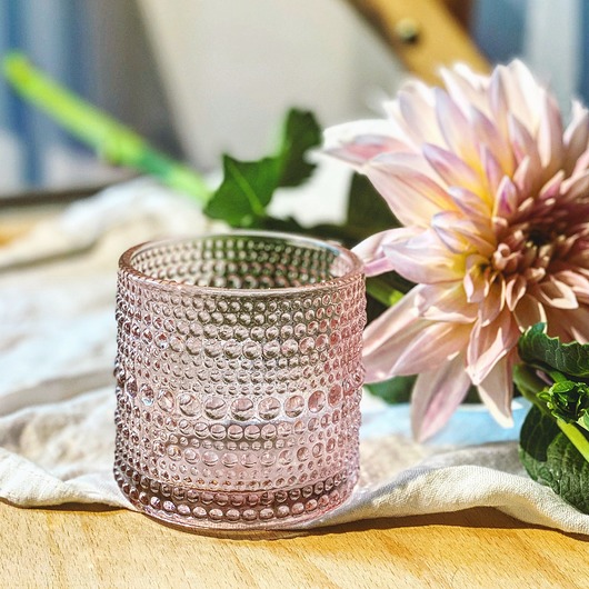 Świecznik szklany tealight 7x6.8cm To Te Kwiaty