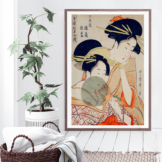 Dwa plakaty japońskie vintage format C6 Poster Gallery Wall