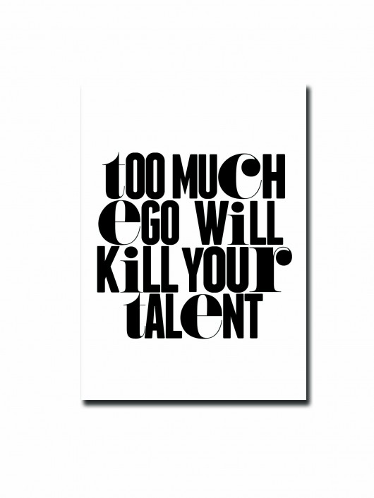 To Much Ego PostCard  MM House Design
