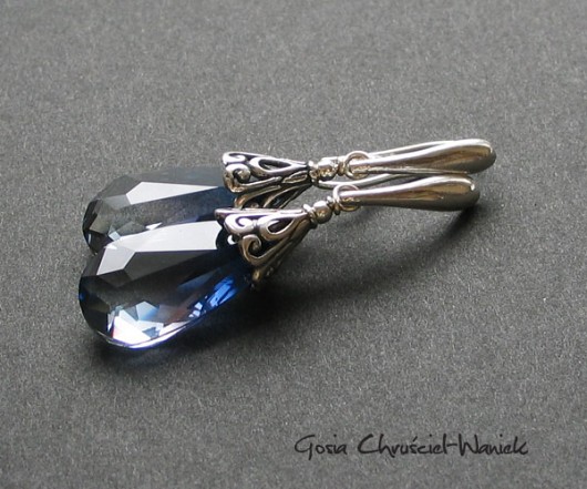 kryształ Swarovski blue Gosia Chruściel-Waniek