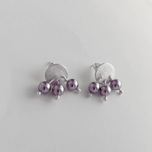 kolczyki z kamieniami Kolczyki OKRĄG