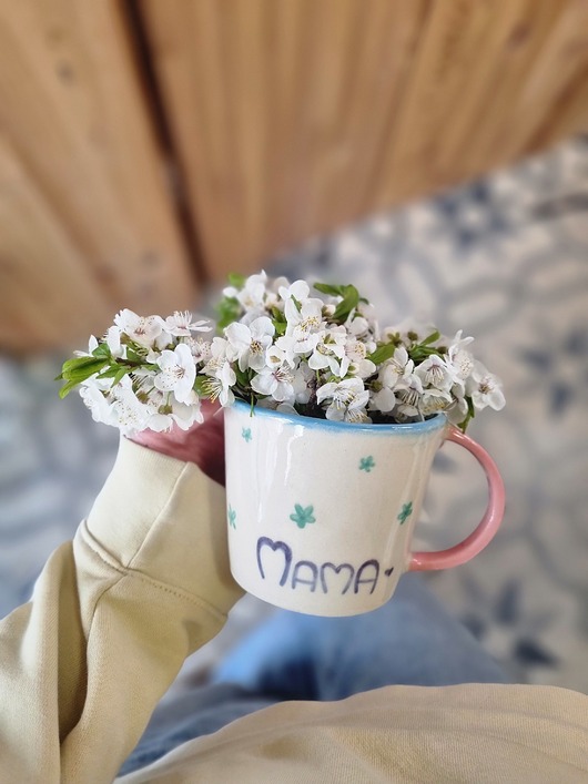 kubki Kubek ceramiczny MAMA
