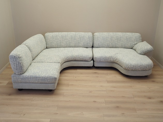 sofy i szezlongi Narożnik modułowy, włoski design, lata 70, produkcja: Włochy