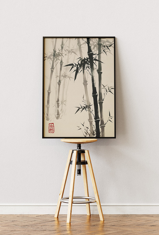 plakaty Plakat Japoński - Bambus