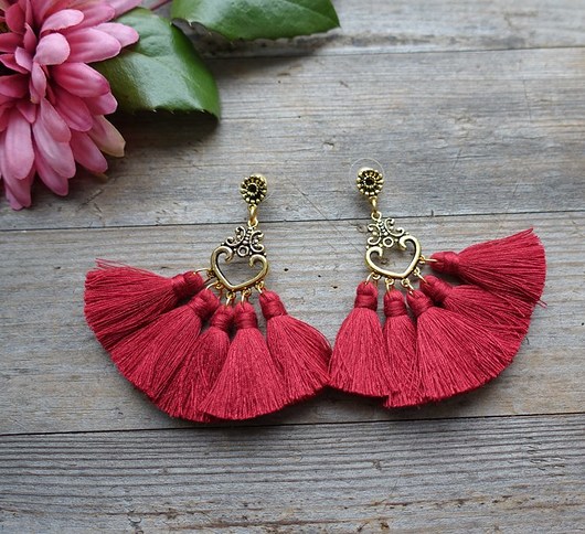Boho Love -kolczyki z chwostami Mró Soutache