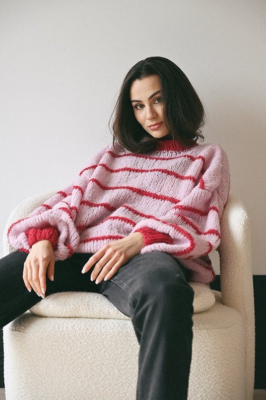 swetry damskie  Sweter Pink Florence