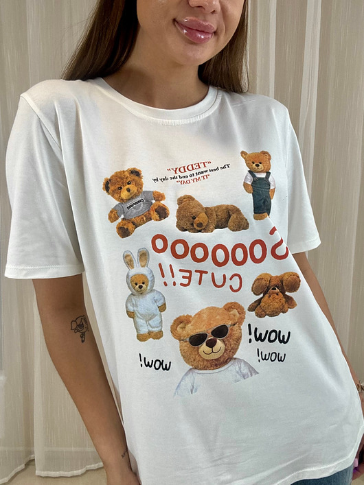 t-shirt damskie T-shirt Teddy