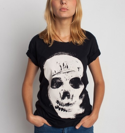UNISEX BIG SKULL black SASHKA
