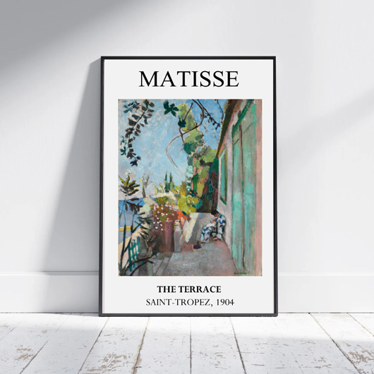 grafiki i ilustracje PLAKAT  St Tropez, Matisse obraz, wystawowy