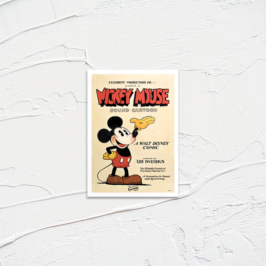 kartki okolicznościowe - wydruki Kartka Premium - Mickey Mouse