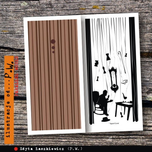 Dla Dziadka - elegancka karteczka na życzenia DL Parallel World