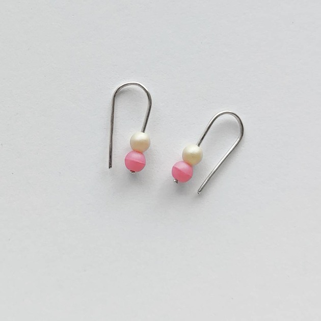 kolczyki z kamieniami Kolczyki OKRĄG