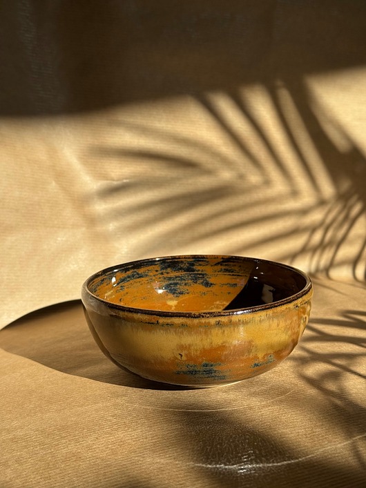 miski i misy Miska brąz