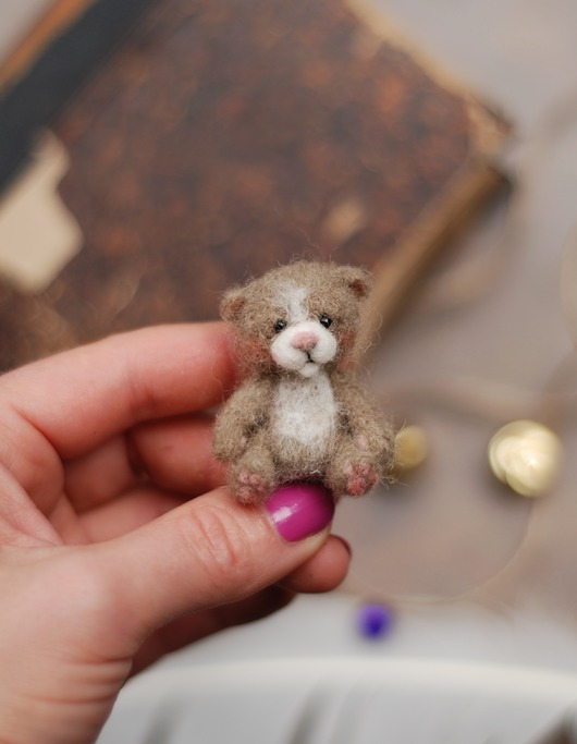 Miś Miniaturka Zamówienie indywidualne BoboLobo Handicraft