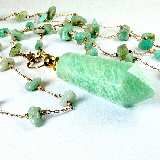 wisiory Perfumetka + Łańcuszek okulary - Turkus II - DLA MAMY