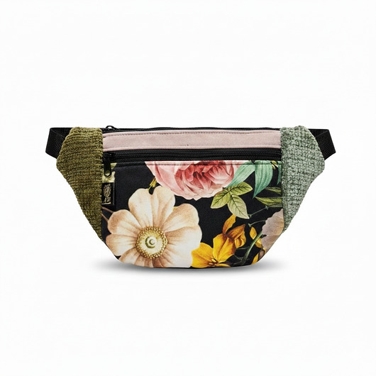 saszetka nerka Nerka duże kwiaty