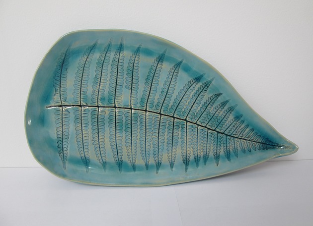 ceramiczny talerzyk liść Ceramika Ana