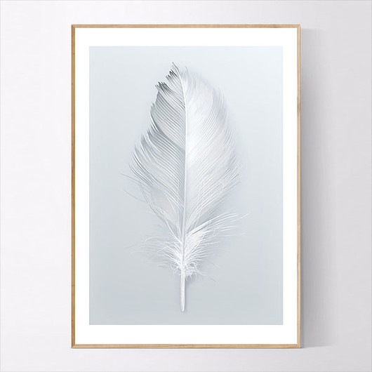 Plakat PIÓRKO 21x30 CM MUKKO