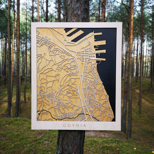 plakaty Plakat Gdynia (Dark)