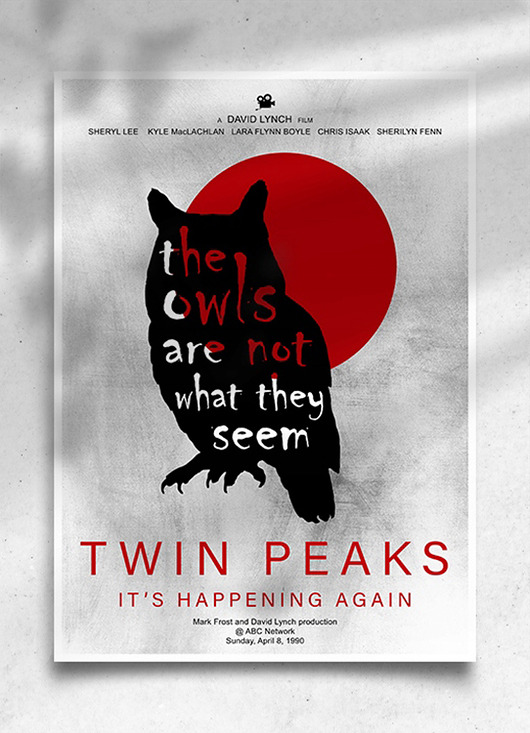 plakaty Plakat / Twin Peaks / Sowa