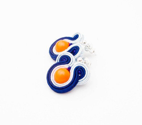 Neon kryształ Swarovski Pearls - pomarańcza maanuela