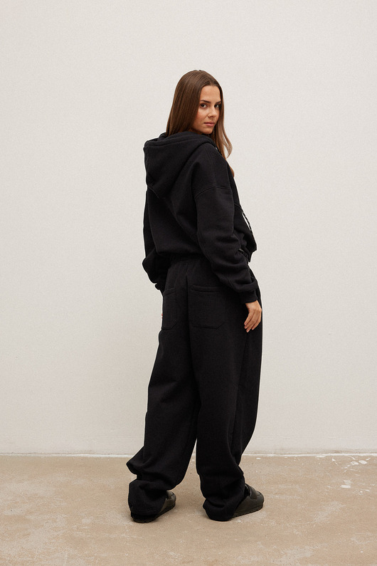 spodnie dresowe damskie Spodnie JAMES black