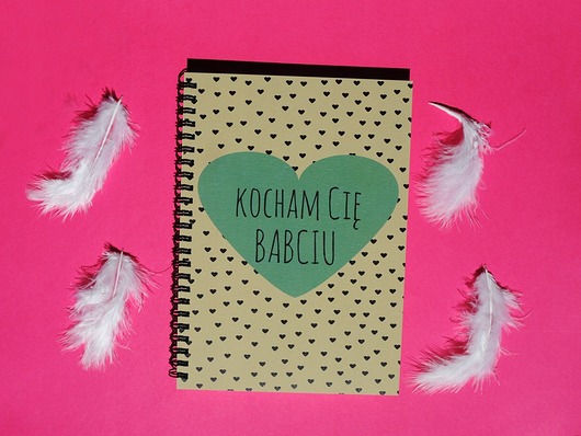 notatniki i albumy Kocham Cię Babciu, notatnik