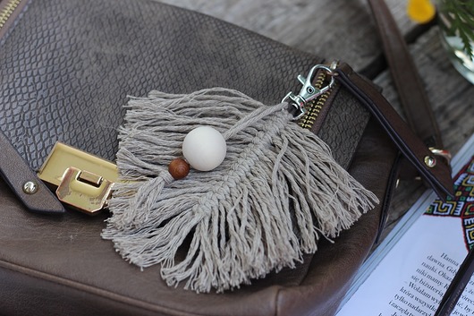 Brelok do kluczy / torebki boho leaf Little Wood Bunny