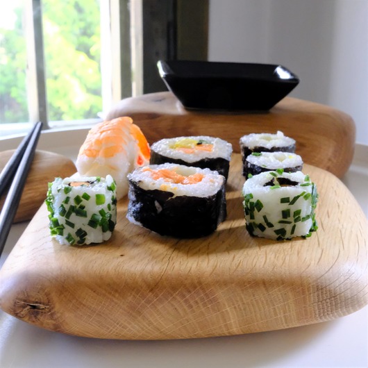 deski do krojenia i tace Dębowe kamienie SUSHI