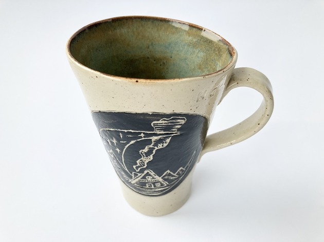 Kubek ceramiczny "Księżyc" NG Autorska bizuteria ceramiczna