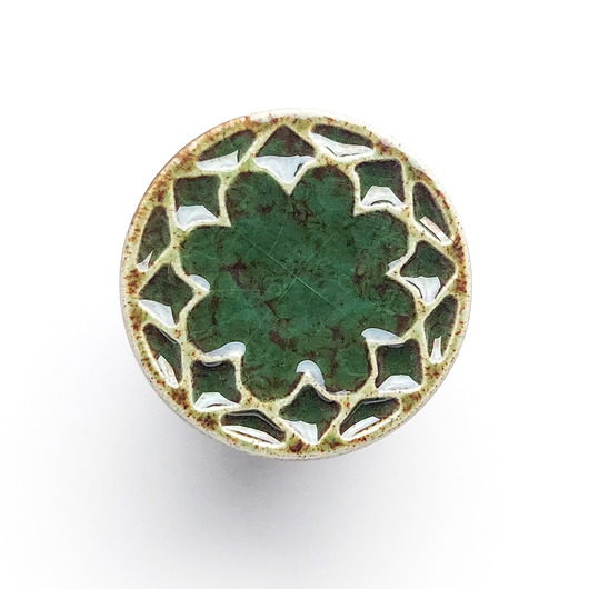 gałki do mebli Gałka do mebli zielono-brązowa wz.14