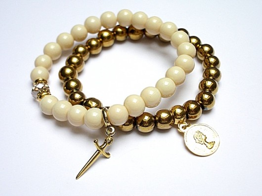 Creme and gold - duo KiKa pracownia