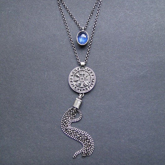 wisiory Naszyjnik Nordycki z kianitem