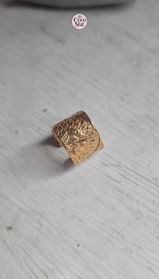 nausznice Nausznica BAROQUE złocona na środek ucha