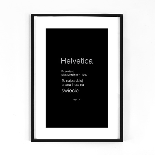 plakaty Plakat Helvetica