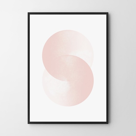 plakaty Plakat Pink Circle