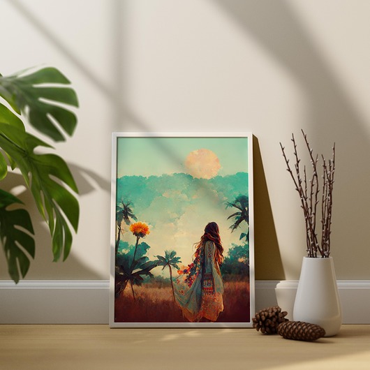 plakaty Plakat Boho Kobieta 2