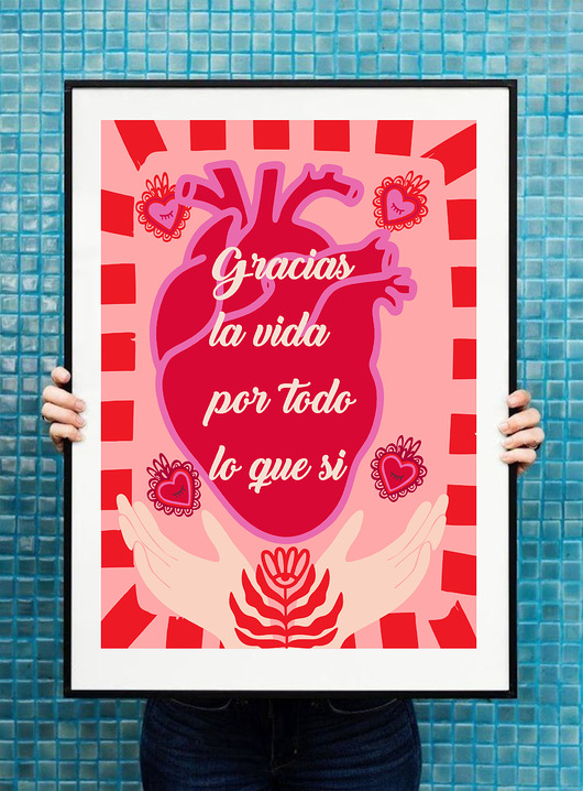 plakaty Plakat Gracias la vida