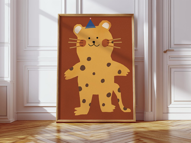 plakaty Plakat Mały tygrys