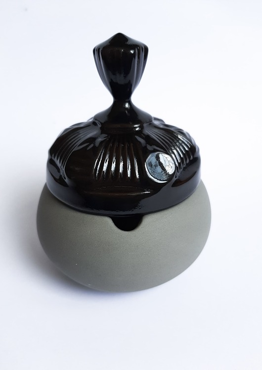 cukiernice Ceramiczna cukiernica/pojemnik, czarna