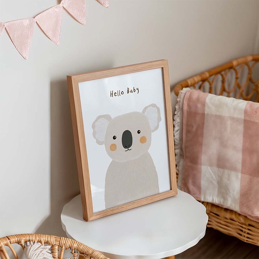 obrazy i plakaty do pokoju dziecięcego Plakat Koala - Plakaty Na Ścianę Dla Dzieci