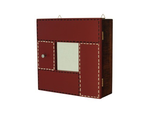 BOxie BORDO  - szafka na klucze Clock Wood Studio